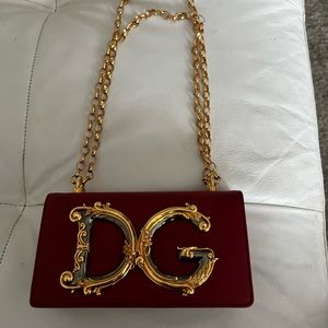 Nappa leather Dolce and Gabbana girls bag